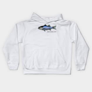 Striper fishing BY Statue of Liberty Kids Hoodie